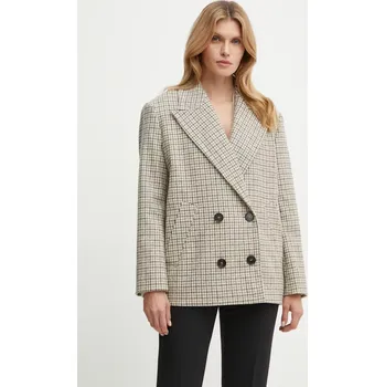 Dámský kabát Vlněný kabát MAX&Co. 2426086034200 béžová 08X, vel. 38