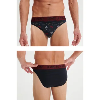 Slipy Vamp Pánské Slipy Blue Caviar Set - Komfortní Duo, blue caviar M i512_19851_701_3