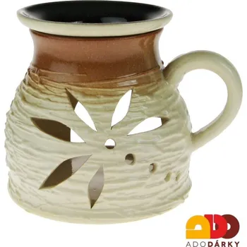 Aroma lampa Aromalampa s prolamováním, široká podstava (Keramická aromalampa)