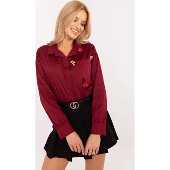 Dámská košile ITALY MODA: Dámská Prodyšná Košile s Dlouhým Rukávem, universal i240_204357_2:universal