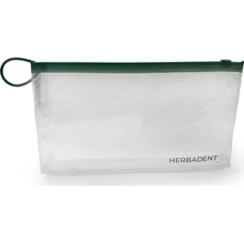 Herbai Kosmetická taštička HERBADENT se zeleným zipem