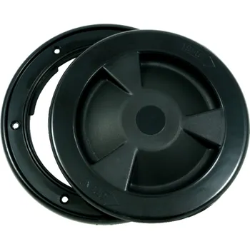 poklop Kulatý inspekční poklop malý černý 143 mm pro loď INNY