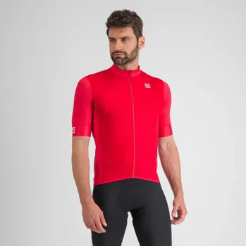 cyklistický dres SPORTFUL Cyklistický dres s krátkým rukávem - SRK - červená XL