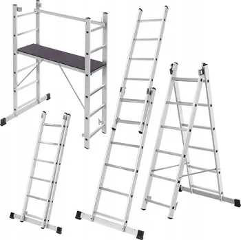 Žebřík Žebřík Kadax z hliníku 3 x 6 až 150 kg