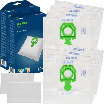 Sáček do vysavače 12x SÁČKY DO VYSAVAČE Zelmer Cobra 2 Silent 2500