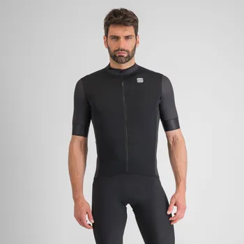 cyklistický dres SPORTFUL Cyklistický dres s krátkým rukávem - SRK - černá 3XL