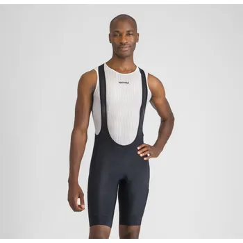 Cyklistické kalhoty SPORTFUL Cyklistické kalhoty krátké s laclem - GIARA 2 - černá 2XL