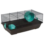 Klec Small Animals Viktor černá s modrou výbavou