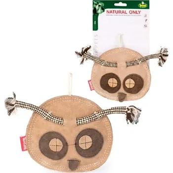 Hračka pro psa Hračka kůže Natural Only Sova 24x15 cm Tommi