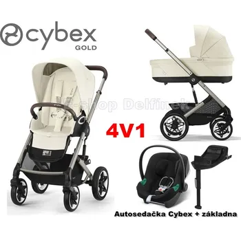 Dětské zboží Kočárek Cybex Talos s Lux 4v1 set - Cybex Aton B2 + základna 2025 Barva: Seashell Beige