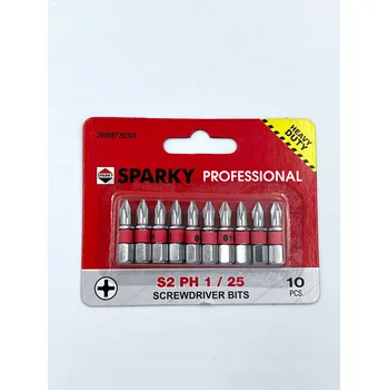 Bit Bity PH1 x 25 mm 10 kusů ocel S2 premium