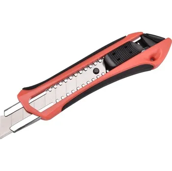 Ruční nářadí Nůž ulamovací Extol Premium 18mm s kovovým vedením a pogumovanou rukojetí