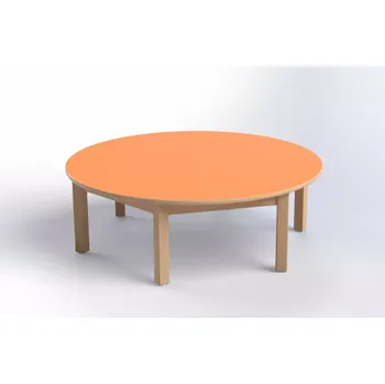 Jídelní stůl Kulatý stůl průměr 120 cm / 6 nohou, volitelná barva výška 40 cm