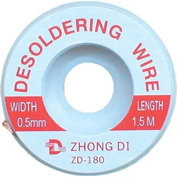 Páječka Punčoška k odsávání cínu 0,5mm/1,5m