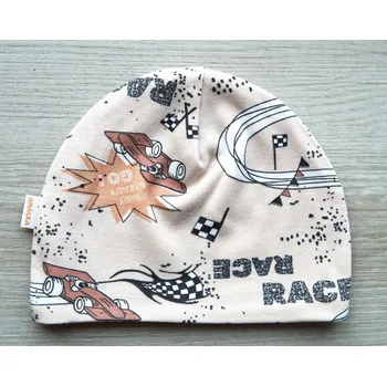 Kojenecká čepice AMÁLKA Dvojitá bavlněná čepička, formule Velikost: 56-62