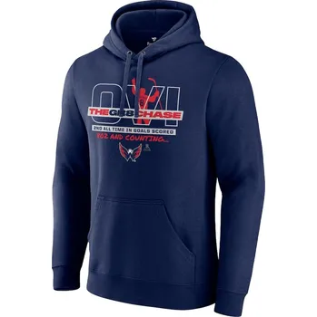 Pánská mikina Fanatics Pánská mikina Alex Ovechkin #8 Washington Capitals NHL The GR8 Chase Pullover Hoodie Velikost: S