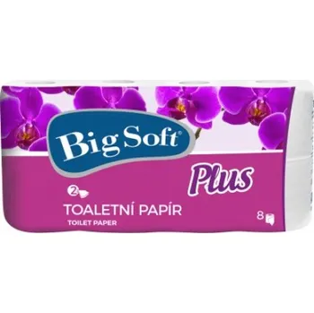 Big Soft Plus 2vrstvý bílý 8 ks