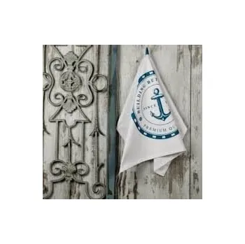 Utěrka Kuchyňská utěrka 45x60 cm bílá kotva INNY