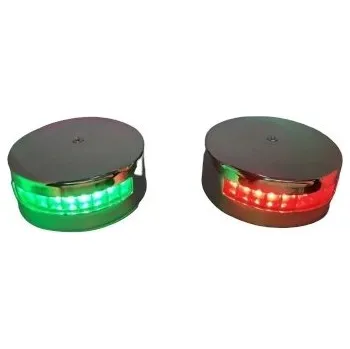 Cyklosvítilna Sada navigačních LED světel červená zelená pro loď jachtu MOTOWODNIAK