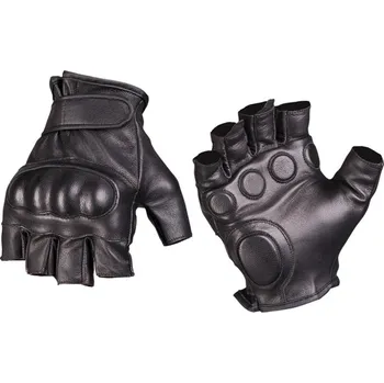 Rukavice MILTEC Rukavice bezprsté kožené protiúderové Tactical Finderless Gloves Mil-Tec® Velikost: L