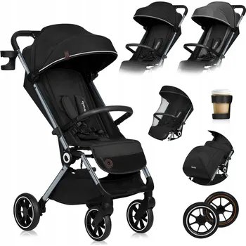 Kočárek Sportovní kočárek, kočárek do 22 kg, velká kola, vyměnitelný potah Lionelo Cloe