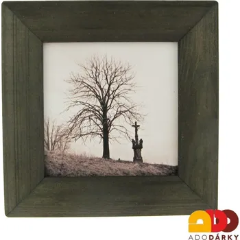 Obraz Fotografie božích muk se stromem v dřevěném rámečku (Sépiová fotografie se silnou atmosférou)