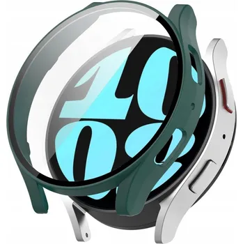 Pouzdro na mobilní telefon 2v1 POUZDRO + SKLO PRO SAMSUNG GALAXY WATCH 6 40MM