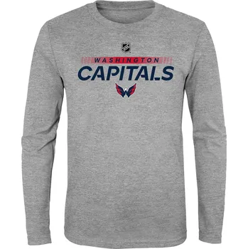 Chlapecké tričko Outerstuff Dětské tričko Washington Capitals NHL Apro Prime Ls Tee Velikost: Dětské M (10 - 12 let)