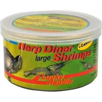 Krmivo pro terarijní zvíře Lucky Reptile Herp Diner - krevety velké 35g