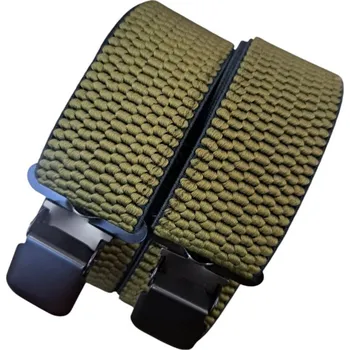 Kšandy Pánské kšandy Zelené široké 4cm