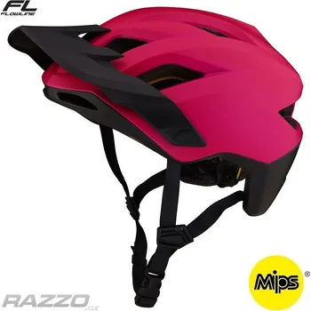 Cyklistická přilba MTB helma TroyLeeDesigns Flowline MIPS Helmet Orbit Magenta Black XS-S