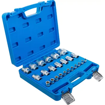 Dílna Sada vnitřních nástrčných klíčů 1/4" a 1/2", šestihranné, 24 ks - B2246