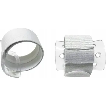 Náramek Svatební náramek Victoria Floral Products bílý 2 ks samouzavírací