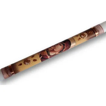 Svíčka Svíce s ikonou Matky Boží – bronzově zlatá elegance v byzantském duchu