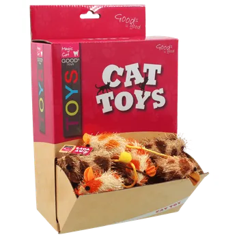Hračka pro kočku Hračka Magic Cat myška plyš, bavlna s catnip 6cm