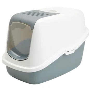 Toaleta pro kočku Toaleta SAVIC Nestor bílo - šedá