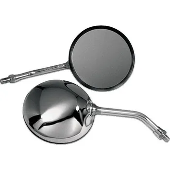 Zrcátko pro motocykl ZRCADLO CHROM OBA EC DŘÍK 20-37300