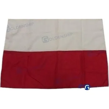 Vlajka VLJEKA POLSKÉ REPUBLIKY 40 CM X 60 CM PRO LOĎ/JACHTU GOLDENSHIP