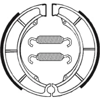Nářadí na motocykly Brzdové čelisti TECNIUM Street/ATV Organic - BA098 BA098