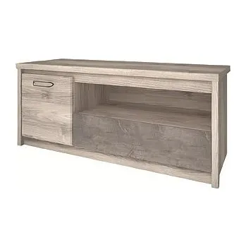 Televizní stolek JAZZ tv stolek 1d1s/125 kaštan nairobi/ onyx