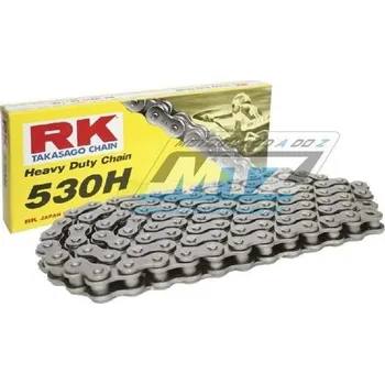Řetězová sada pro motocykl Řetěz RK 530 H (116čl) - netěsněný/ bezkroužkový 12210335