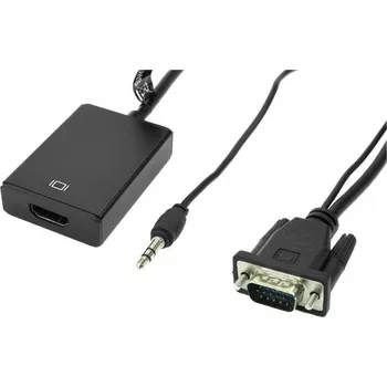 Video redukce Accura VGA + minijack - HDMI 0.2m ACC2214