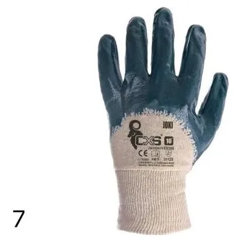 Čisticí rukavice Rukavice CXS JOKI máčené v nitrilu velikost 7