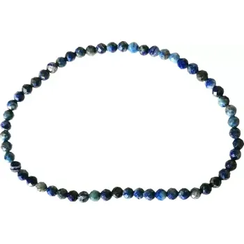 Náramek Lapis lazuli jemný ochranný náramek 3 mm – fazetovaný krystal moudrosti a intuice