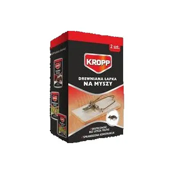 Hubení hlodavce Past na myši Kropp dřevěná 2 ks