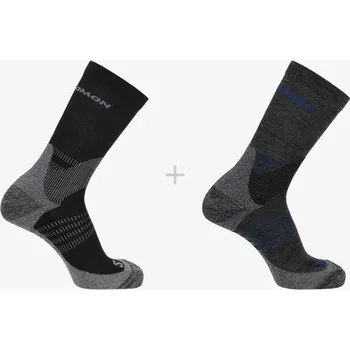 Pánské ponožky SALOMON PONOŽKY X ULTRA CREW pro horskou turistiku 20% VLNA 2 PÁRY 42-44