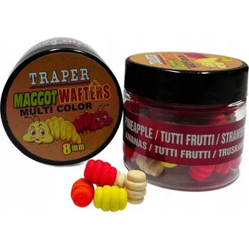 Boilies Wafters Traper Maggot Multi 8 mm 25 g Ananas tutti Frutti Jahoda