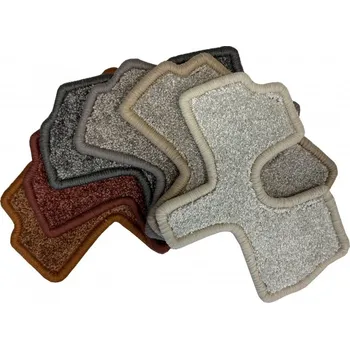 Příslušenství ke karavanu Koberec do kabiny Fiat Ducato facelift obytné auto 2002 - 2006 Capri s cípem mezi sedadly (1399) terra