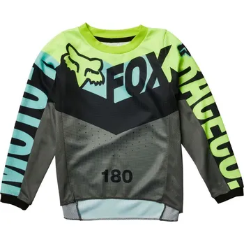 Moto dres FOX Kids 180 Trice Jersey - Teal MX22 (28188-176-MASTER) 28188-176-MASTER