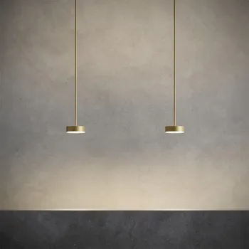 Lucis Minimalistické závěsné kovové světlo Omnia ZT Barva: Mosazná, Stmívání: Stmívatelné DALI, Teplota chromatičnosti: 4000 Kelvinů ZT.K2.O2.74M DALI2 Minimalistické závěsné kovové světlo Omnia ZT